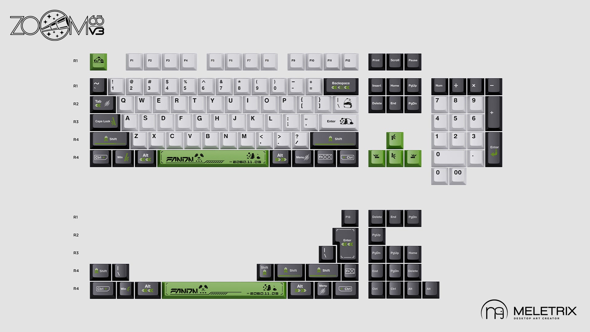 ZOOM65 V3 Special Panda Edition