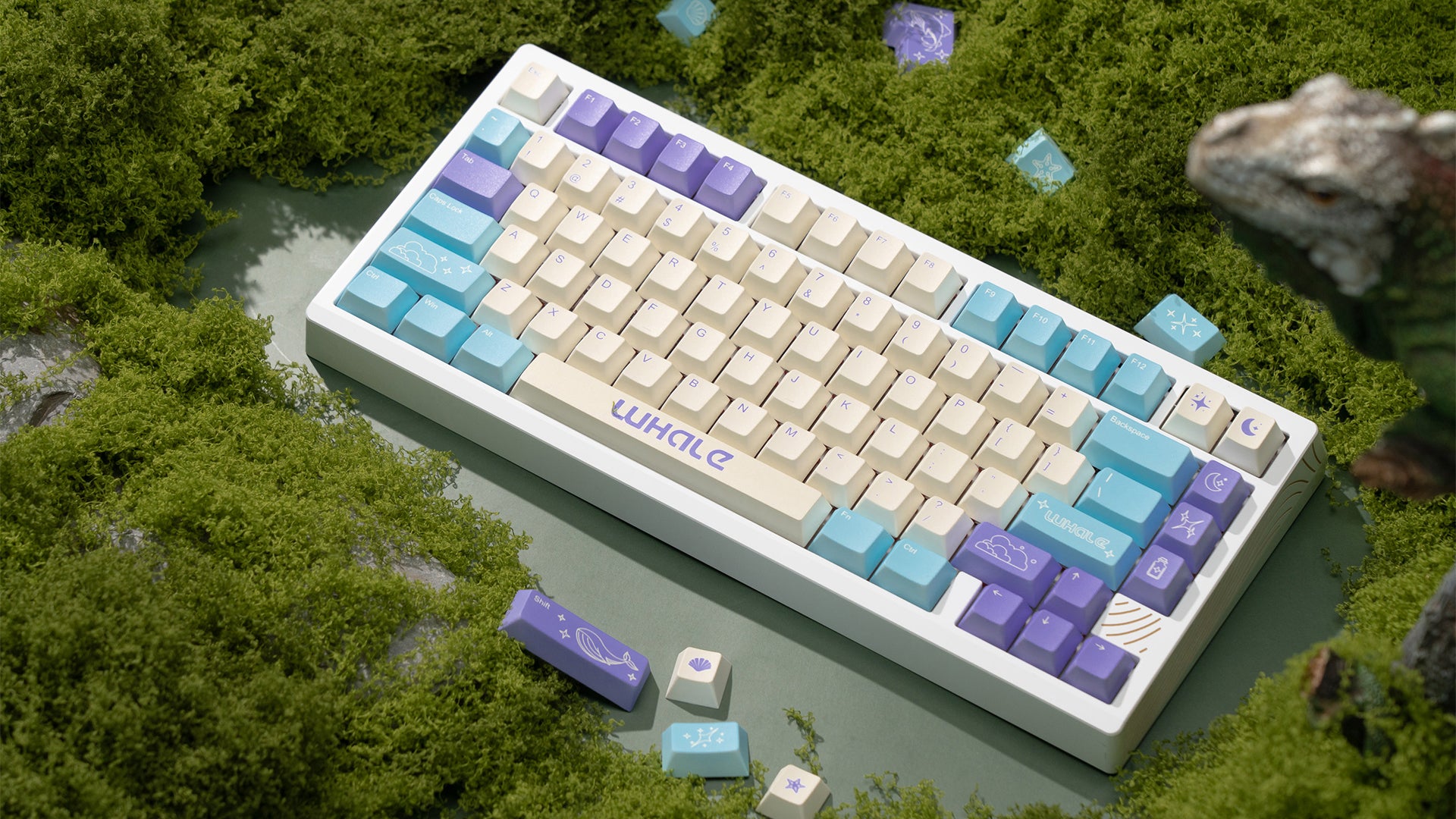 Whale Keycap Set