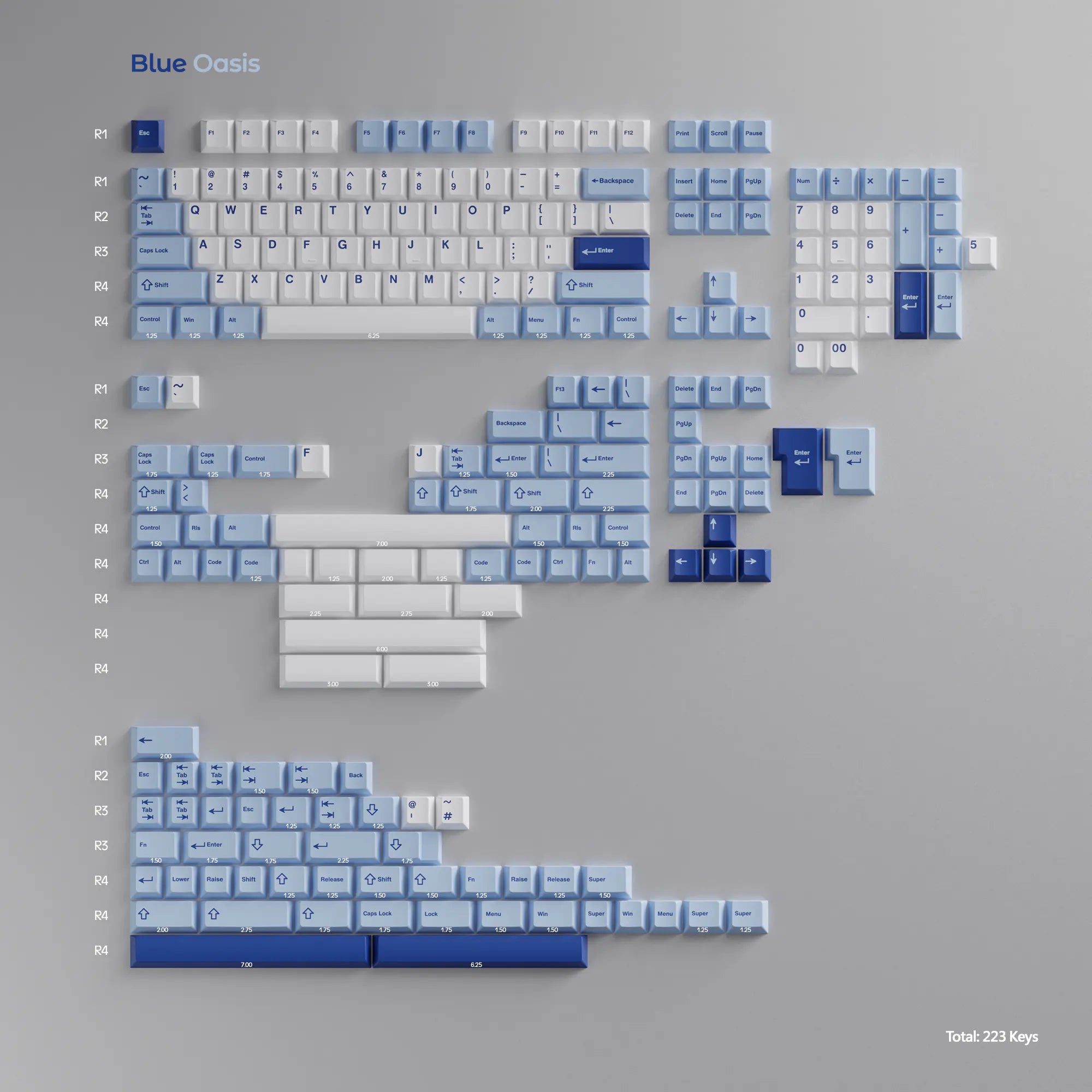 WS PBT Keycaps
