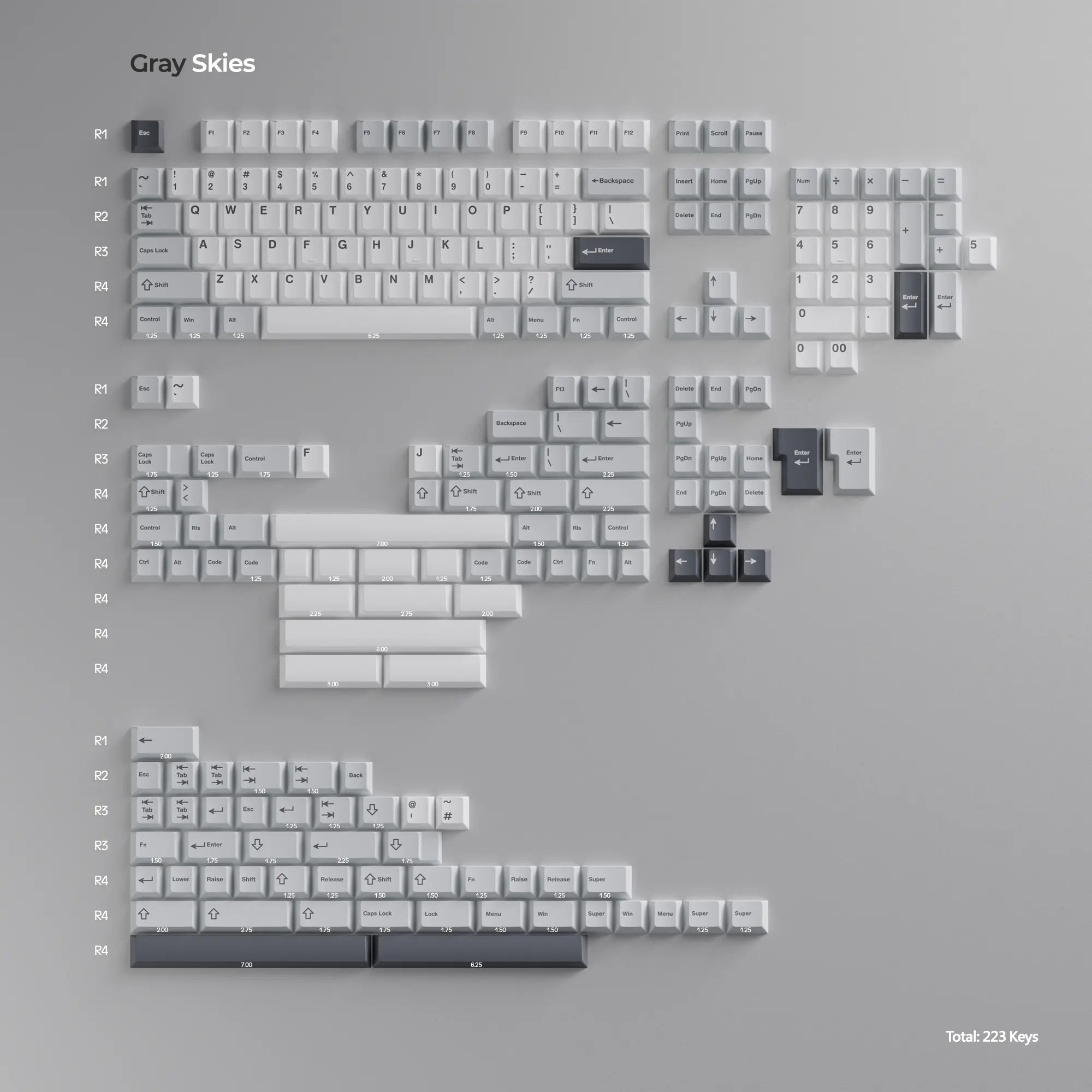 WS PBT Keycaps