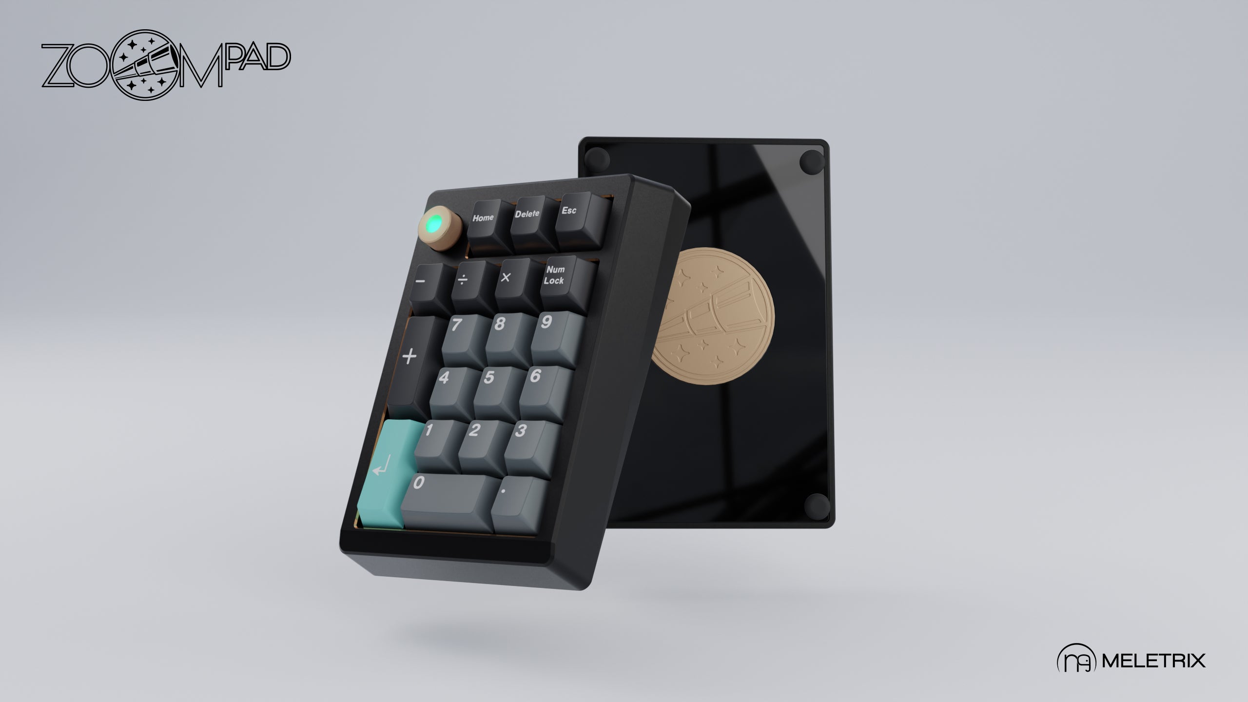 ZoomPad 스페셜 에디션 사우스포 - 양극산화 처리된 블랙