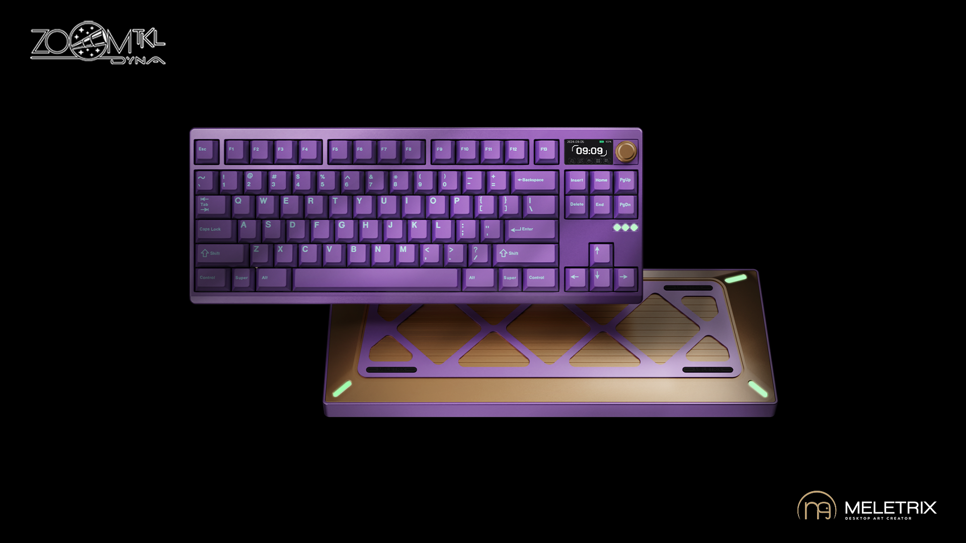 キレダスバット Pre-Order] ZOOM TKL DYNA Eggplant Purple