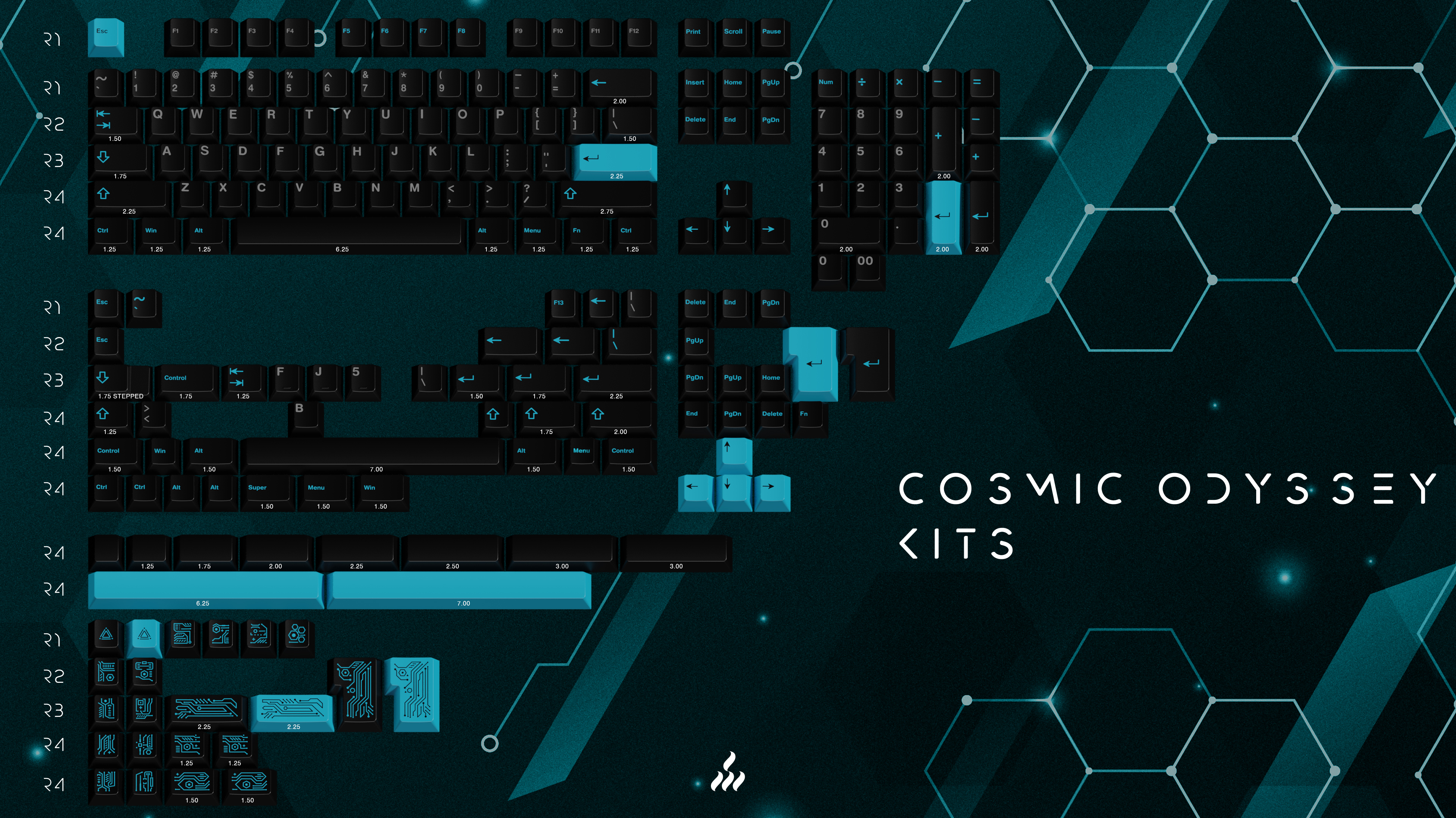 [Extra] WS Cosmic Odyssey Keycap Set