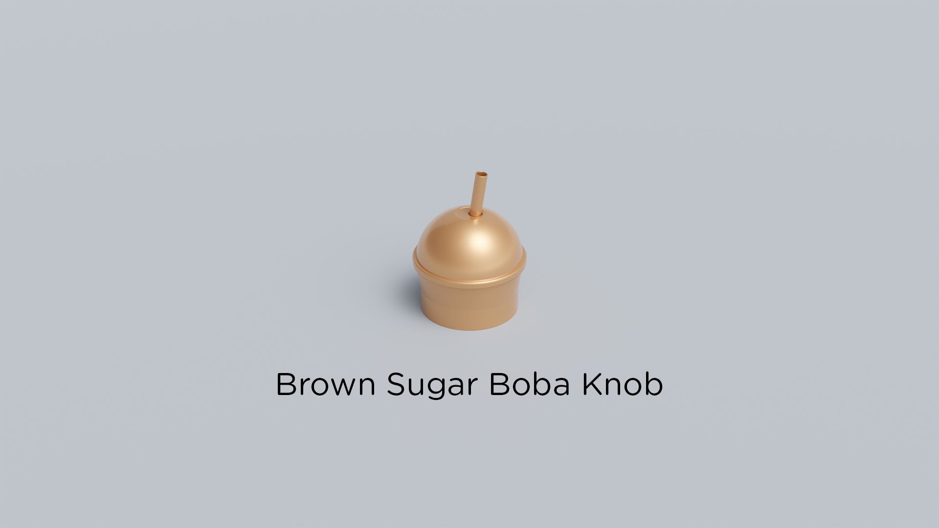 Brown Sugar Boba Knob