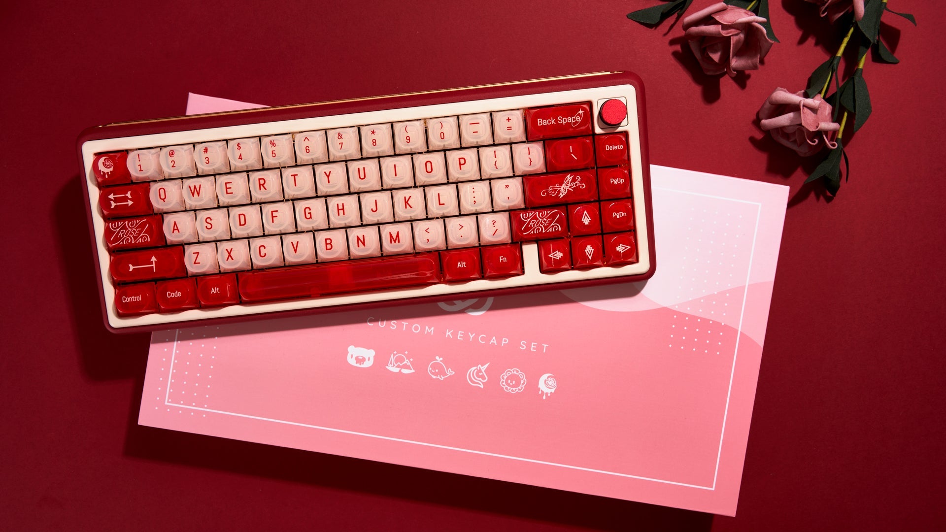 Wild Rose Keycaps-DDA