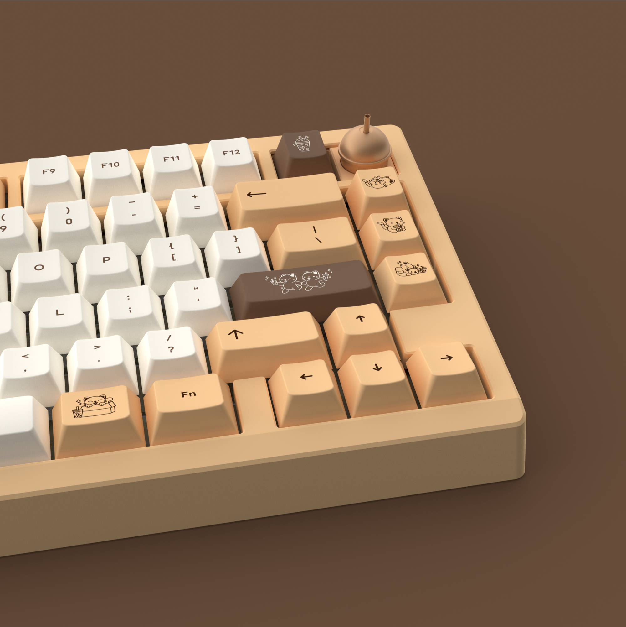 Zoom75 x Teacaps Brown Sugar Boba edition