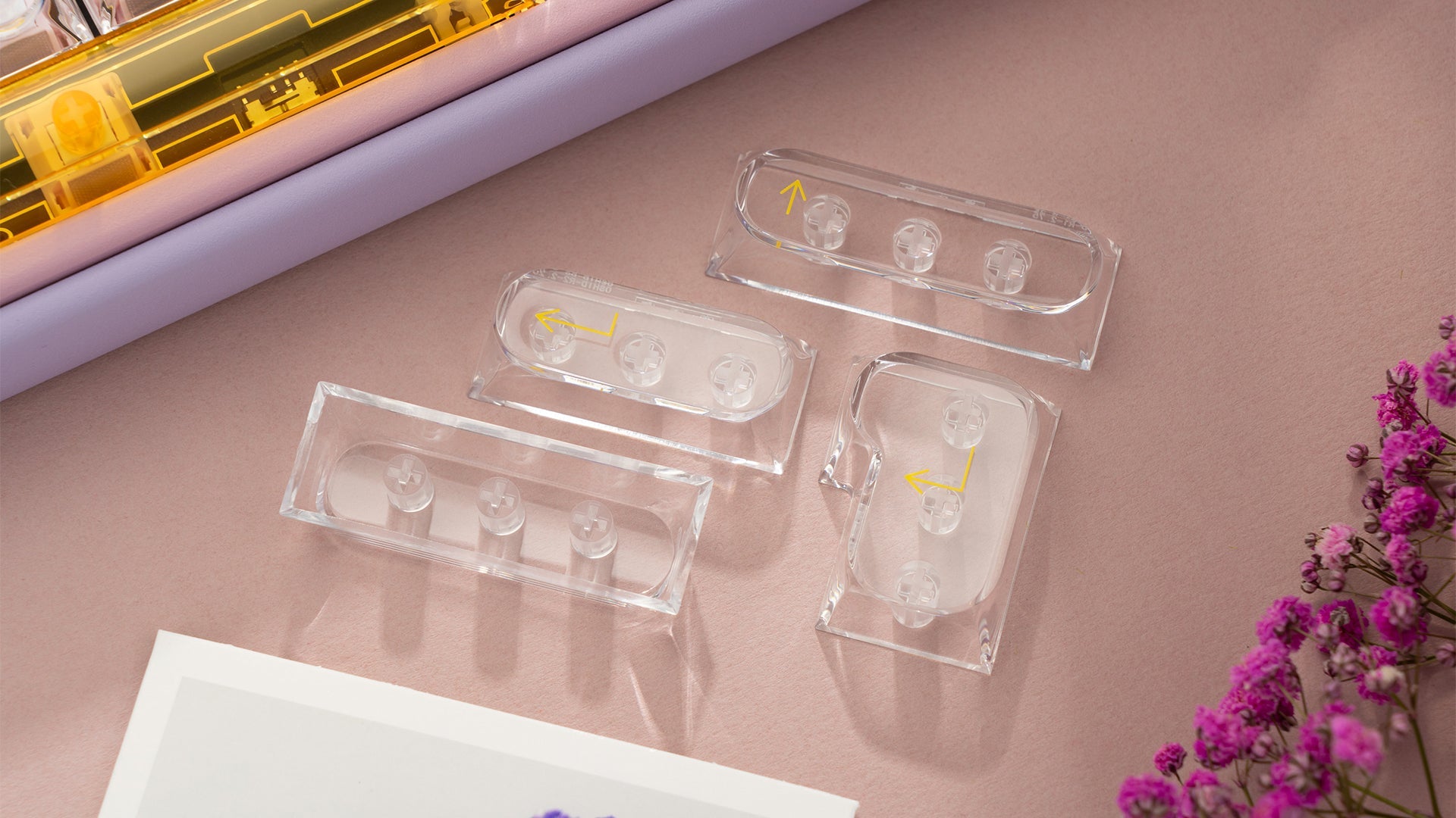 Glazed Yellow Keycaps-DDA