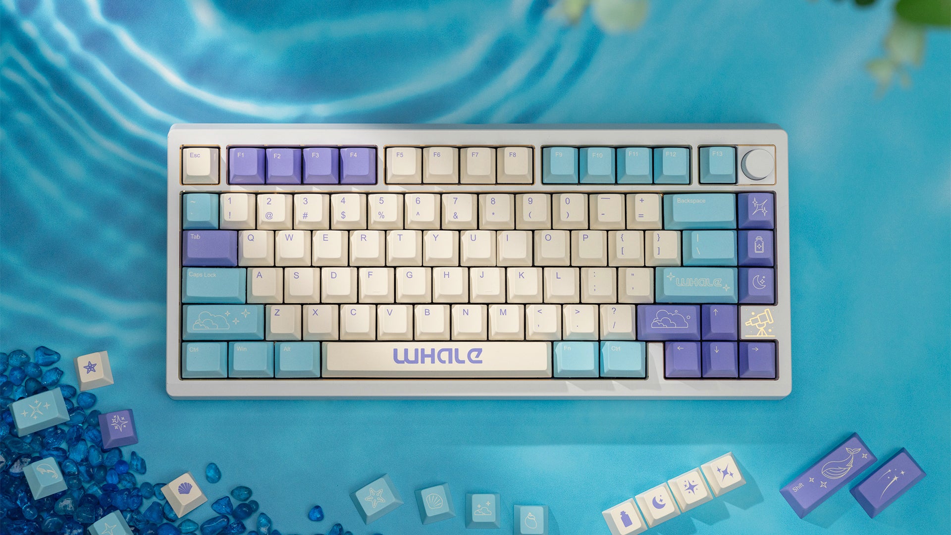 Whale Keycap Set