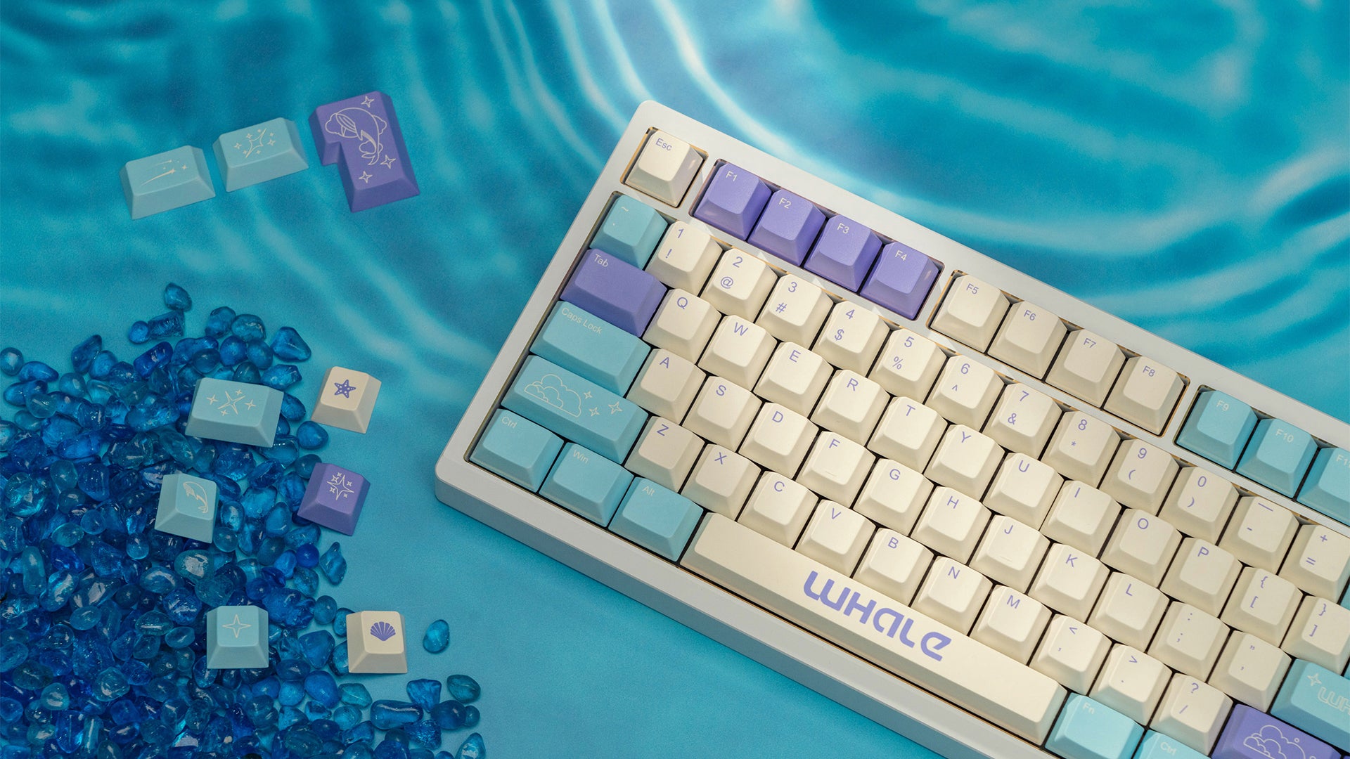 Whale Keycap Set