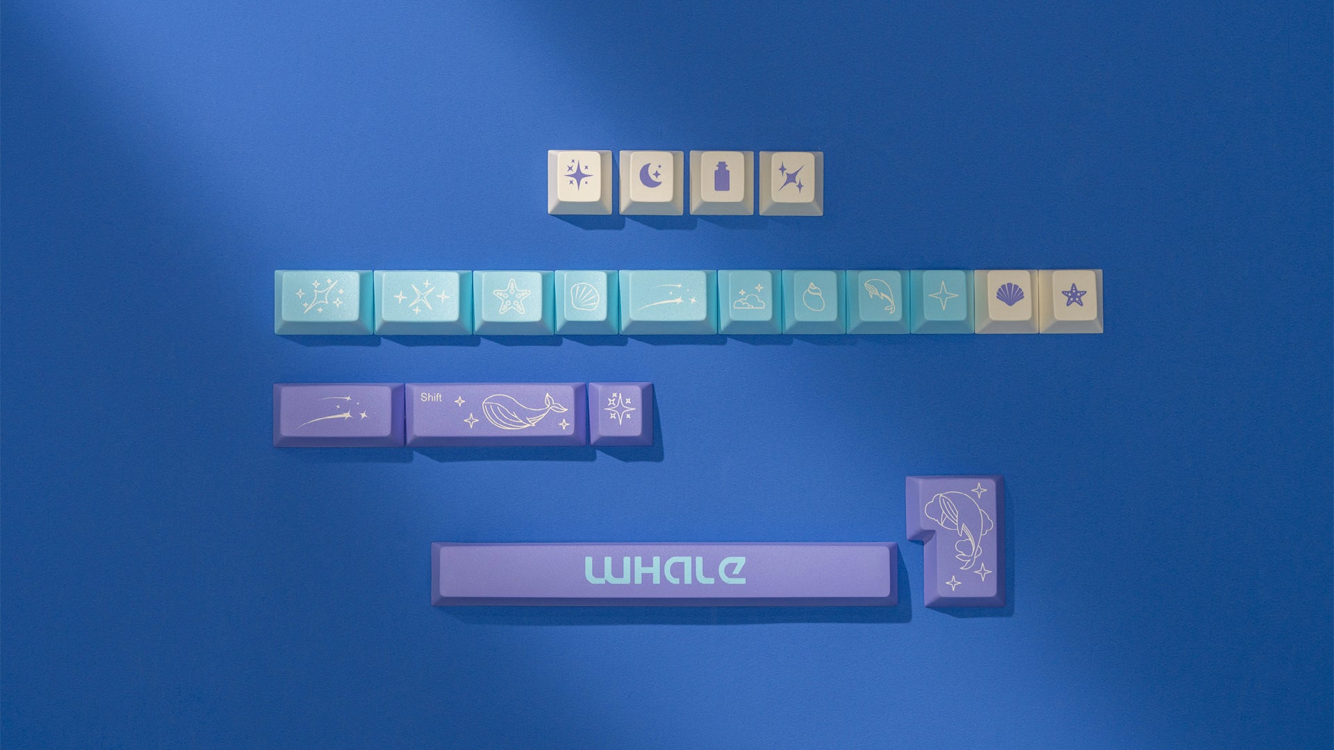 Whale Keycap Set