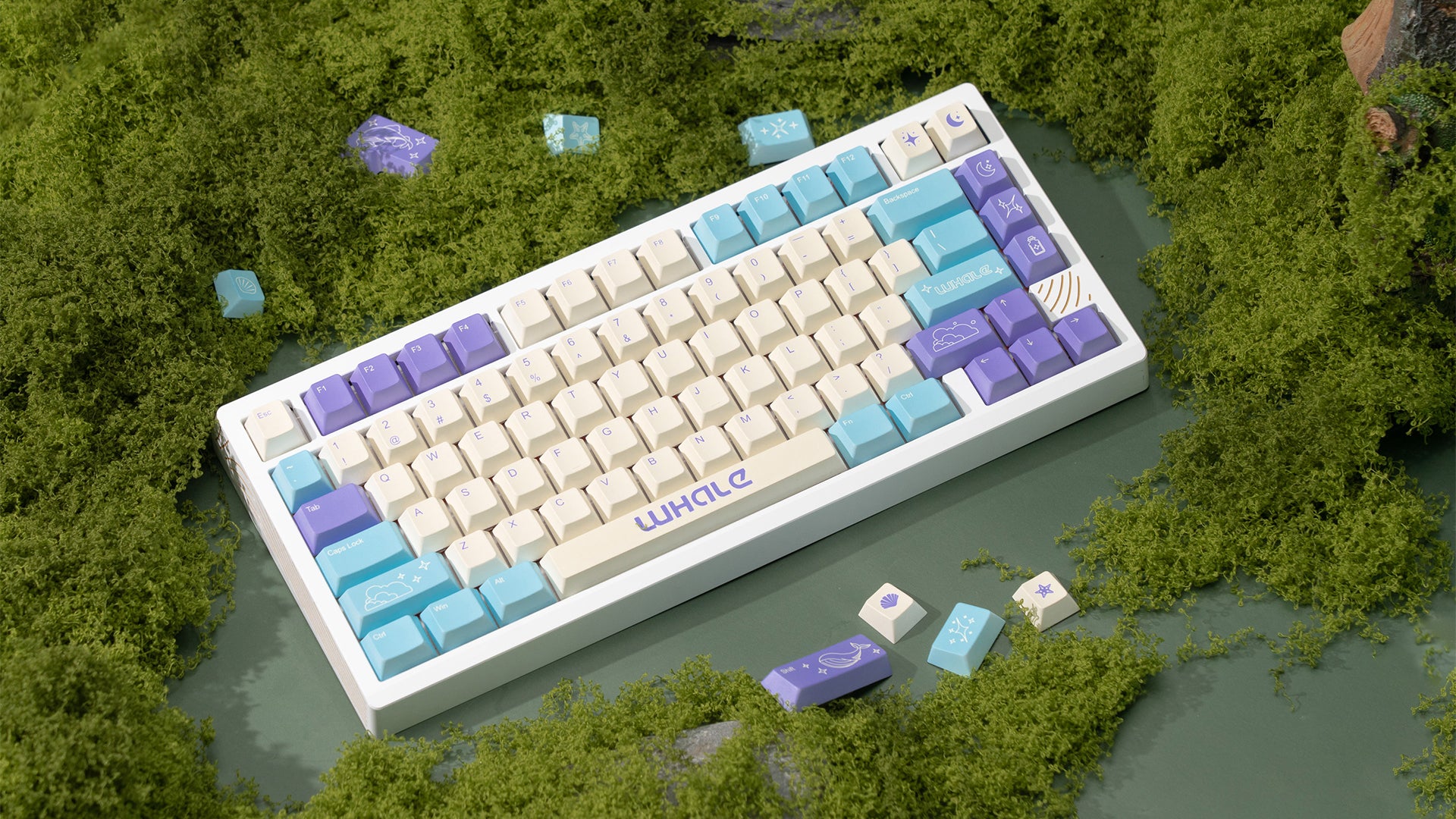 Whale Keycap Set