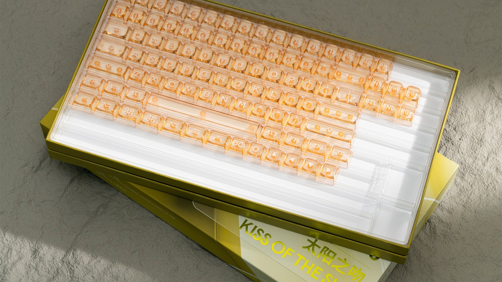 WS Amber Keycaps キーキャップ In Stock] WS Amber Keycap Series