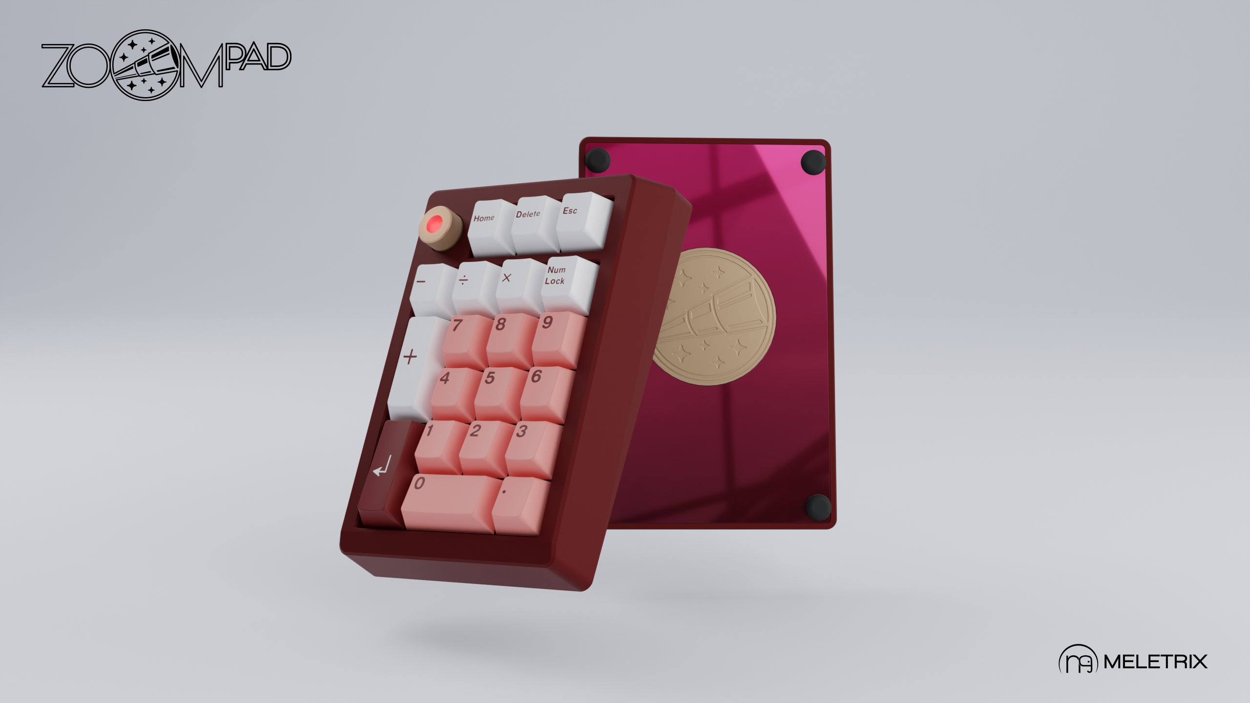 ZoomPad Essential Edition 사우스포 - 스칼렛 레드