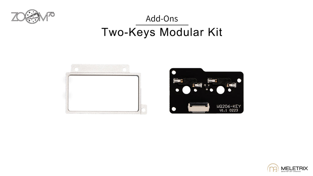 Zoom75 - Two-keys Modular